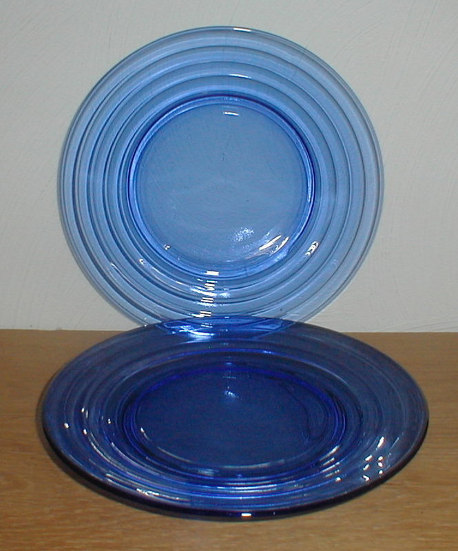 Cobalt Moderntone 7 3/4&quot; Luncheon Plates