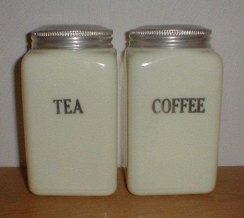 McKee Custard 28 oz. Tea &amp; Coffee Canisters