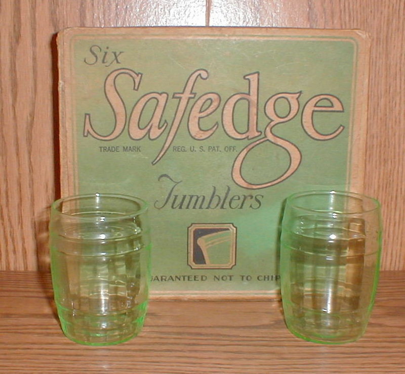 Libbey SAFEDGE Green Tumbler Set MOB