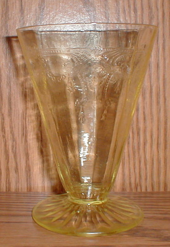 Yellow CAMEO 9 oz. Footed Tumbler