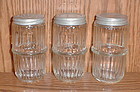 Crystal Hoosier Ribbed Shakers