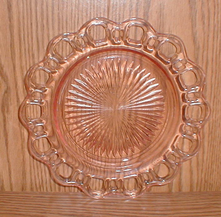 Pink OLD COLONY 8 1/4&quot; Luncheon Plate