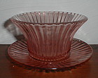 Pink Queen Mary 5" Mayonnaise Bowl & Underplate