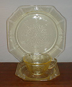 Topaz PRINCESS Plate, Cups & Saucers