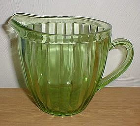 Green Sunflower base Jeanette 32 oz. Pitcher