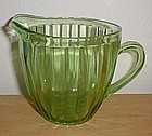 Green Sunflower base Jeanette 32 oz. Pitcher