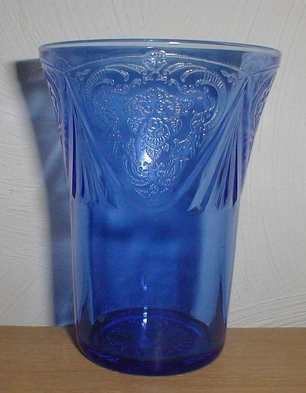 Cobalt ROYAL LACE 3 1/2&quot; Juice tumblers