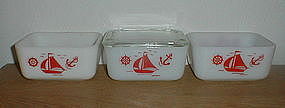 McKee SHIPS 4" x 5" Refrigerator Dishes