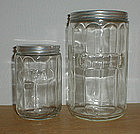 Embossed Tea & Coffee Canisters - Crystal