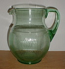 Green ADAM'S RIB Pitcher