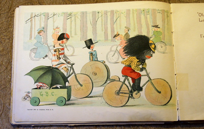 ExRare 1896 Florence Upton The Golliwoggs Bicycle Club
