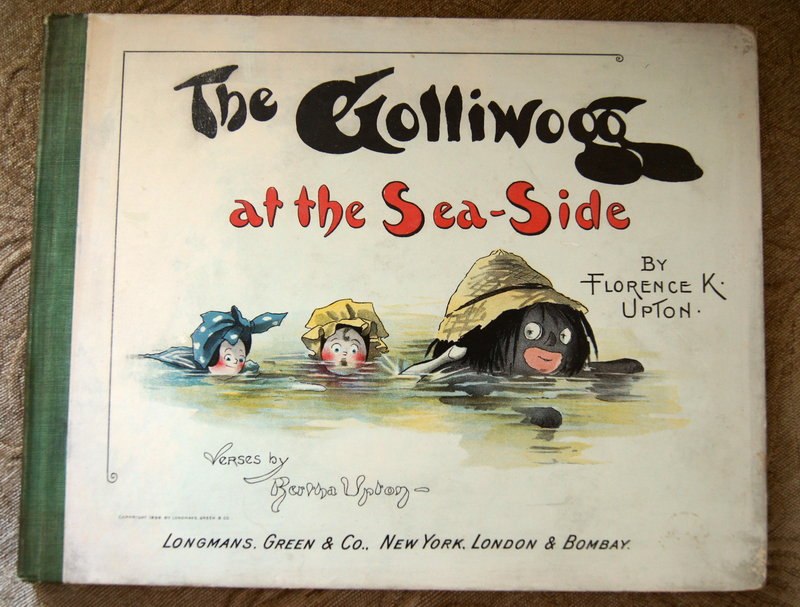 ExRare 1896 1st Edition Florence Upton Book The Golliwoggs at SeaSide