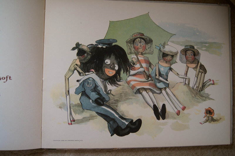 ExRare 1896 Florence Upton The Golliwoggs at SeaSide