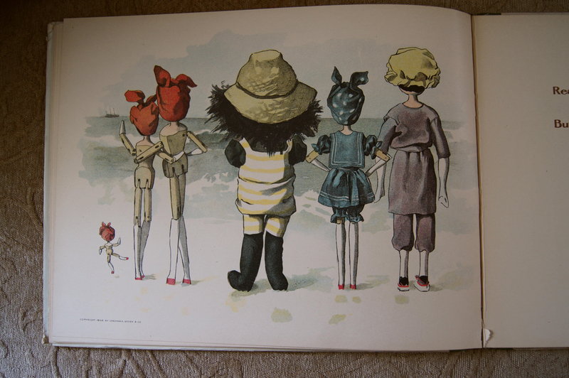 ExRare 1896 1st Edition Florence Upton Book The Golliwoggs at SeaSide