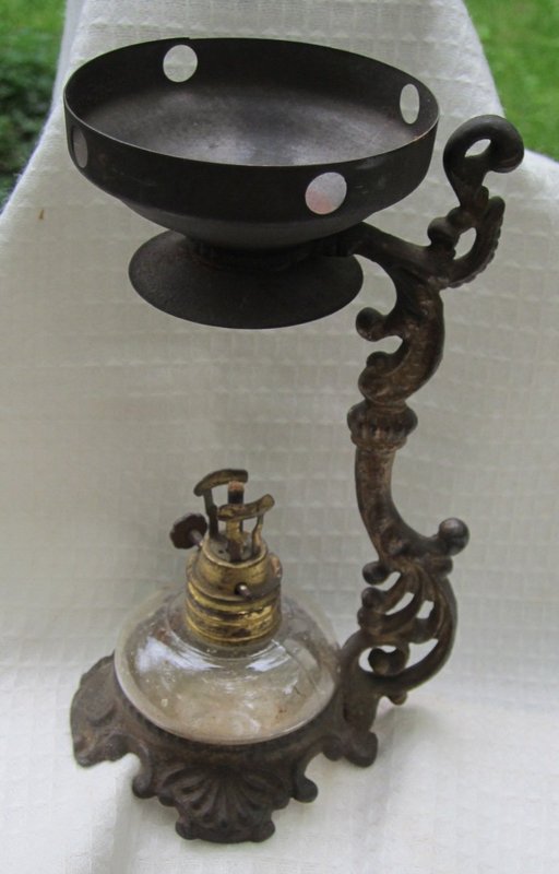 C1900 Victorian Vapo Cresolene InhalerLung Lamp for Asthma