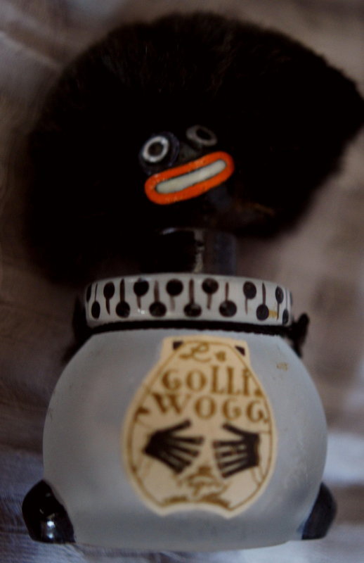 Ca 1919 Satin Glass Vigny France Black Golliwogg Perfume