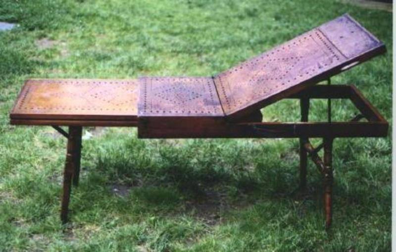 RARE Civil War Field Surgical / Mortuary Gleasons Table