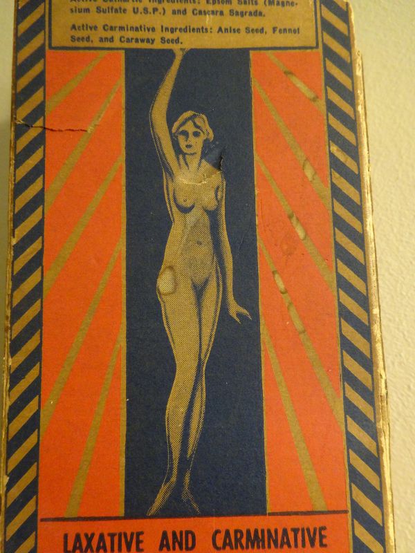 1930s BonKora Patent Medicine NOS with Nude Female Image forWeightLoss