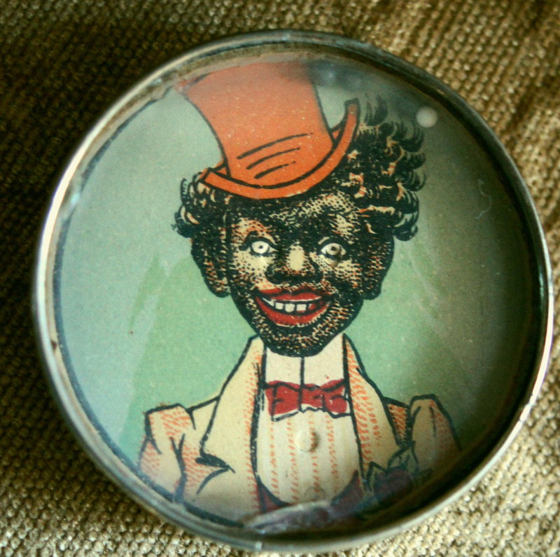 C1910 Rare Early Black Memorabilia Top Hat Dandy Dexterity Puzzle