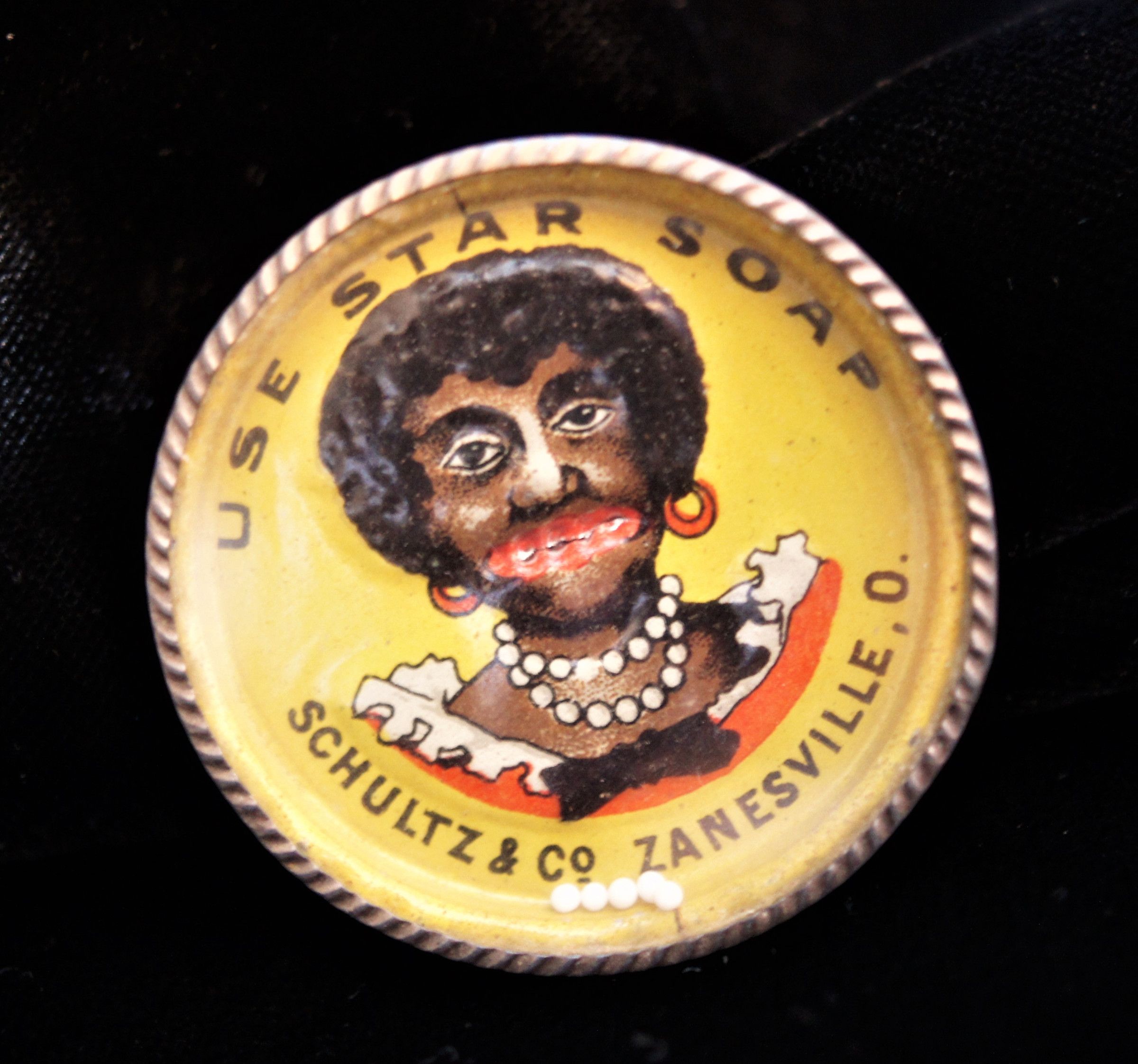1920s Germany Fancy Black Woman Dexterity Puzzle Advertising Star Soap