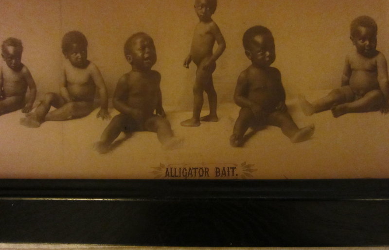 1897 Racist Lithograph ALLIGATOR BAIT McCrary + Branson