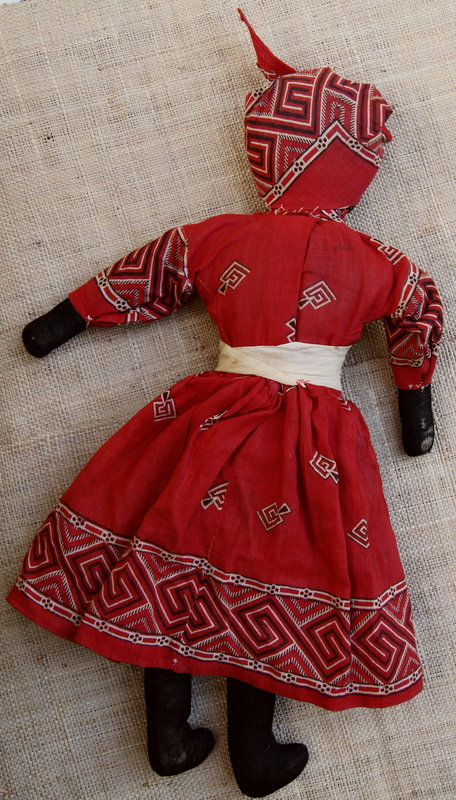 C1920 Fabulous Vintage Black Memorabilia Folk Art Cloth Mammy Doll