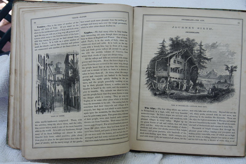 1867 Guyot Intro to Geography Book Primary School