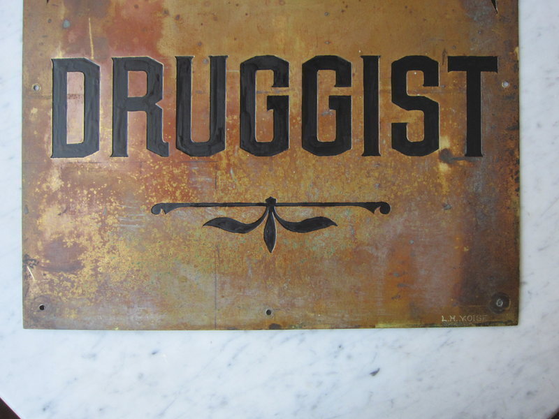 Terrific Pharmacy Drug Store Prescription Druggist Sign