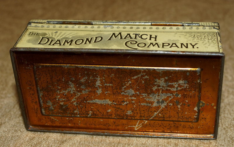 C1900 ExRare Diamond Match Co Box Black Memorabilia