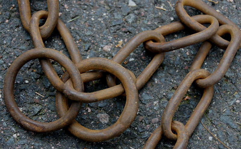 RARE Authentic 19thC Iron Louisiana SLAVE SHIP SHACKLES