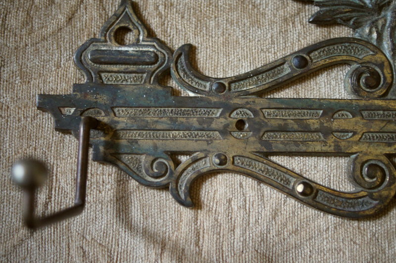 C1920 Scarcely Found Johnny Griffin Brass Tie Rack