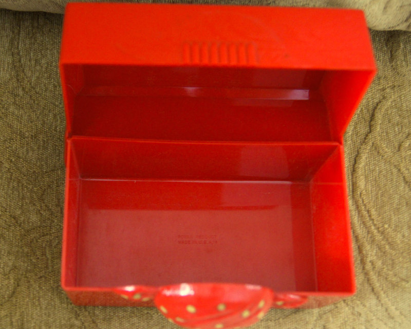 Black Memorabilia RED Aunt Jemima Fosta Recipe Box