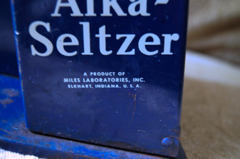 Unique C1940 ALKA SELTZER Medicine Pharmacy Display