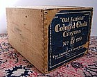 Old School House Chalk Box Cobalt Paper Label