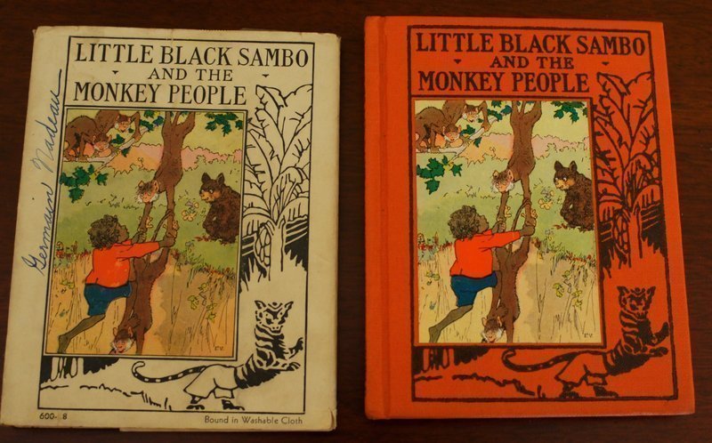 1935 Platt&amp;Munk 1st Ed. Book Little Black Sambo and The Monkey People