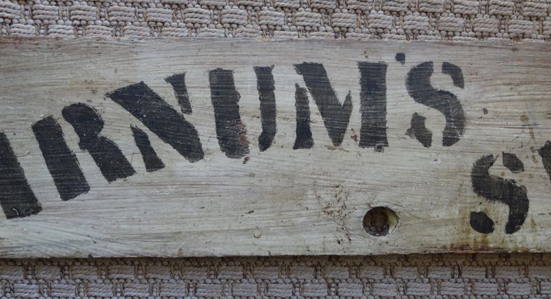 C1900 HandPaintedWood Veterinary Medicine Spavin Cure Advertising Sign