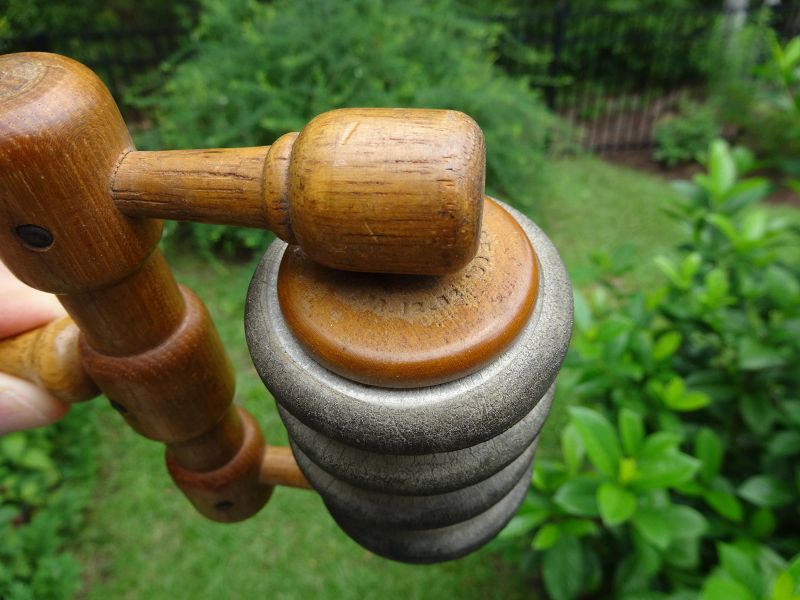 Fancy Wooden Late 19thC Body Massager Medical Instrument