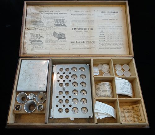 19thC Pharmacy, Drug Store Cachet KONSEAL FILLING CLOSING APPARATUS