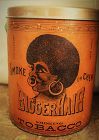 Black Americana C1950s BIGGER HAIR Tobacco Tin Formerly Nigger Hair