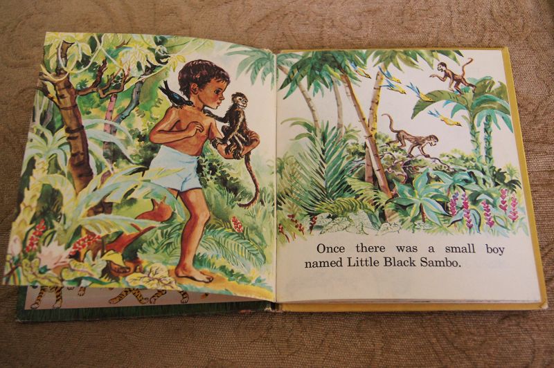 1959 Classic LITTLE BLACK SAMBO TELL-A-TALE Book