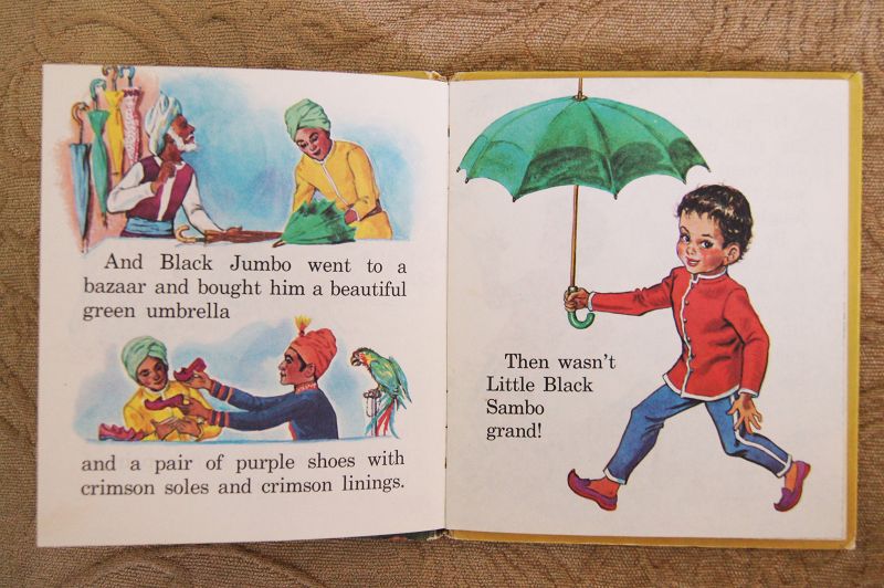 1959 Classic LITTLE BLACK SAMBO TELL-A-TALE Book