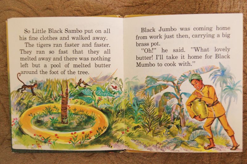 1959 Classic LITTLE BLACK SAMBO TELL-A-TALE Book