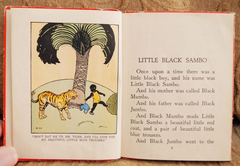 1927 Black Americana Little Black Sambo Children's Story Book
