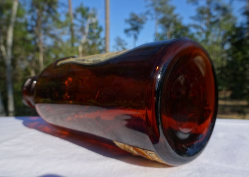 Great Wyeth Apothecary Bottle w/ Shield Label TERPIN HYDRATE w CODEINE