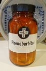 Apothecary Pharmacy Merck PHENOBARBITAL Drugstore Stock Bottle