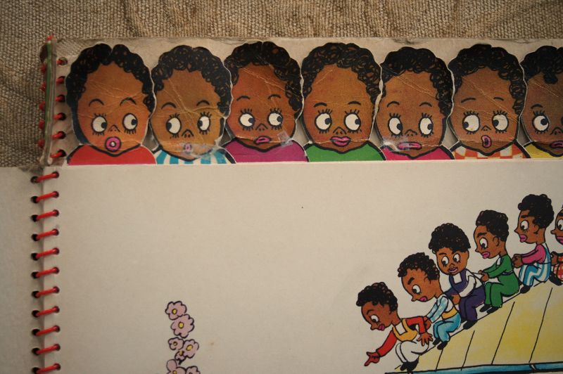 1942 Very Scarce TEN LITTLE COLORED BOYS Book Black Americana