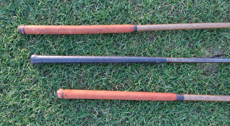 3 Wright Ditson Golf Clubs Hickory Smooth Face Clubs ST ANDREWS RARE