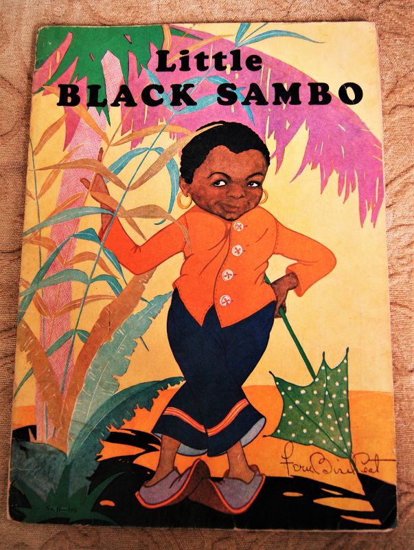 1931 Little Black Sambo Book Illustrator Fern Bisel Peat Lrg Softcover