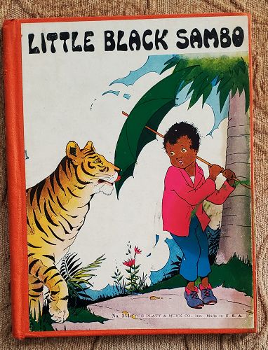 1928 Little Black Sambo Book Platt + Munk Co HardCover Art By Eulalie