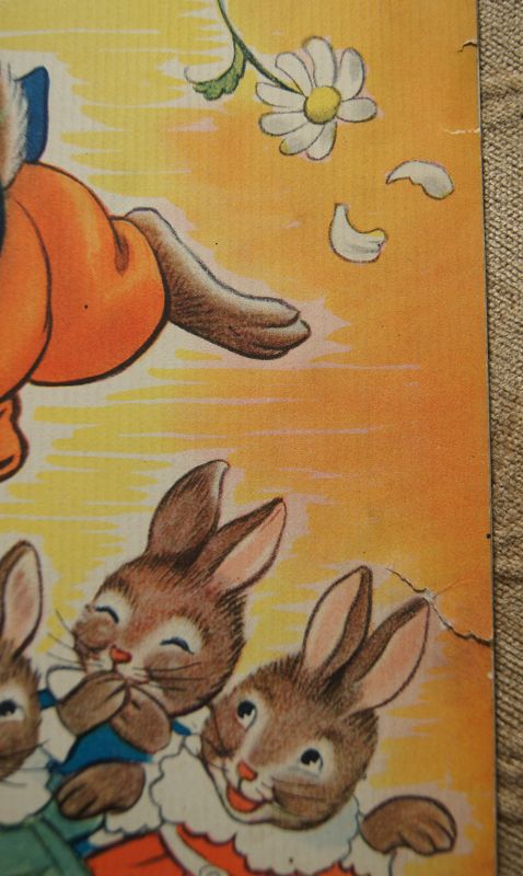 1937 The Easter Tale of Peter Rabbit Large Folio Book for School Use